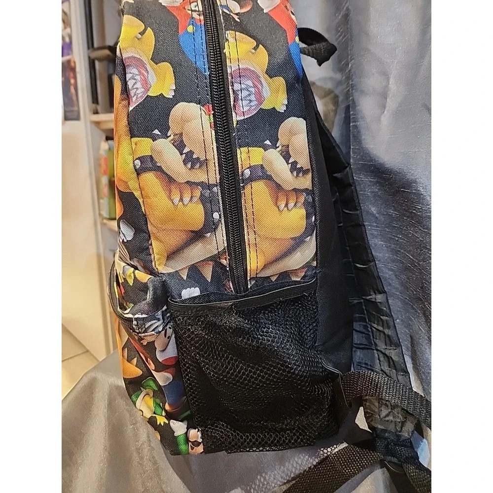 Bioworld Super Mario All Over Character Print Backpack